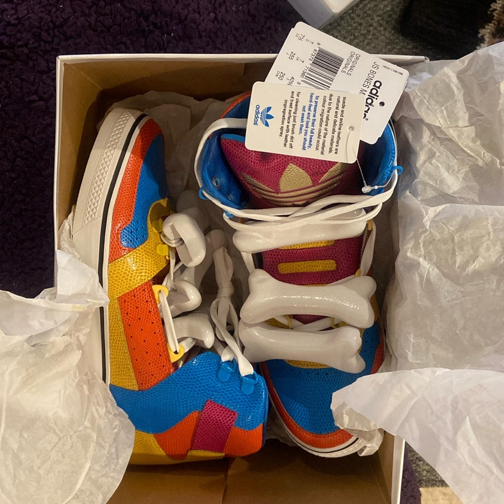 Jeremy Scott Bones Adidas Hi Tops